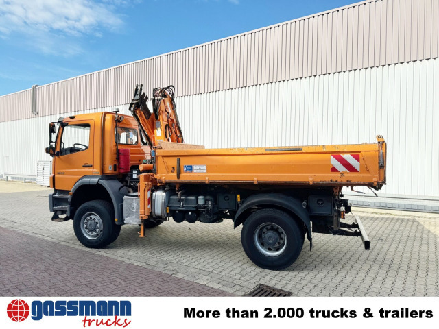 Mercedes-Benz Axor 1833 AK 4x4, Winterdienstausstattung, Kran - Kipper, Autokran: das Bild 2 Mercedes-Benz Axor 1833 AK 4x4, Winterdienstausstattung, Kran - Kipper, Autokran: das Bild 2