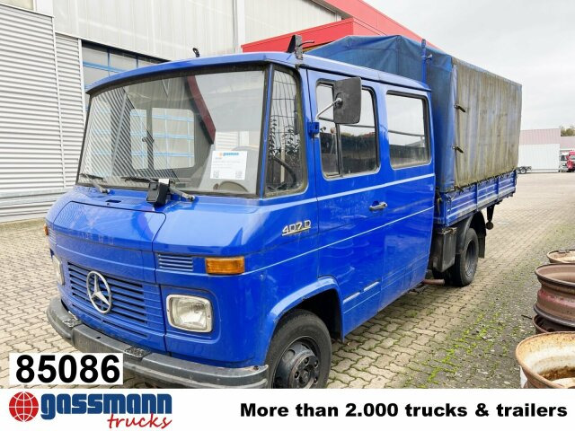 Mercedes-Benz L 407 D 4x2 Doka, Ex-THW - Pritsche LKW: das Bild 1 Mercedes-Benz L 407 D 4x2 Doka, Ex-THW - Pritsche LKW: das Bild 1