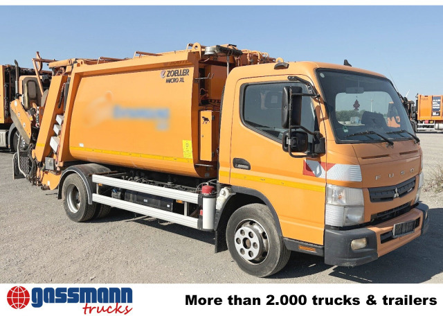 Mitsubishi Fuso 7C18 4x2, Zöller Micro XL 7, Zöller - Kehrmaschine: das Bild 2 Mitsubishi Fuso 7C18 4x2, Zöller Micro XL 7, Zöller - Kehrmaschine: das Bild 2
