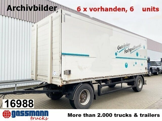 Orten PRASQ 18 Getränkeanhänger, Stapleraufnahme, 6 - Koffer Anhänger: das Bild 1 Orten PRASQ 18 Getränkeanhänger, Stapleraufnahme, 6 - Koffer Anhänger: das Bild 1