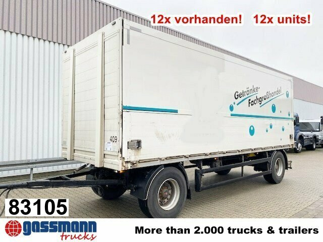 Orten PRASQ 18 Getränkeanhänger, Stapleraufnahme, - Koffer Anhänger: das Bild 1 Orten PRASQ 18 Getränkeanhänger, Stapleraufnahme, - Koffer Anhänger: das Bild 1