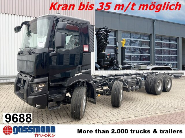 Renault C 480 8x4, Kran 15-35m/t - Abrollkipper, Autokran: das Bild 1 Renault C 480 8x4, Kran 15-35m/t - Abrollkipper, Autokran: das Bild 1
