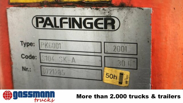 Renault D 180.75 4x2 mit Kran Palfinger PK6001 - Pritsche LKW, Autokran: das Bild 3 Renault D 180.75 4x2 mit Kran Palfinger PK6001 - Pritsche LKW, Autokran: das Bild 3