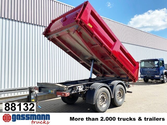 Schmitz Cargobull ZKI 18, Stahlbordwände, ca. 10m³ - Kipper Anhänger: das Bild 1 Schmitz Cargobull ZKI 18, Stahlbordwände, ca. 10m³ - Kipper Anhänger: das Bild 1