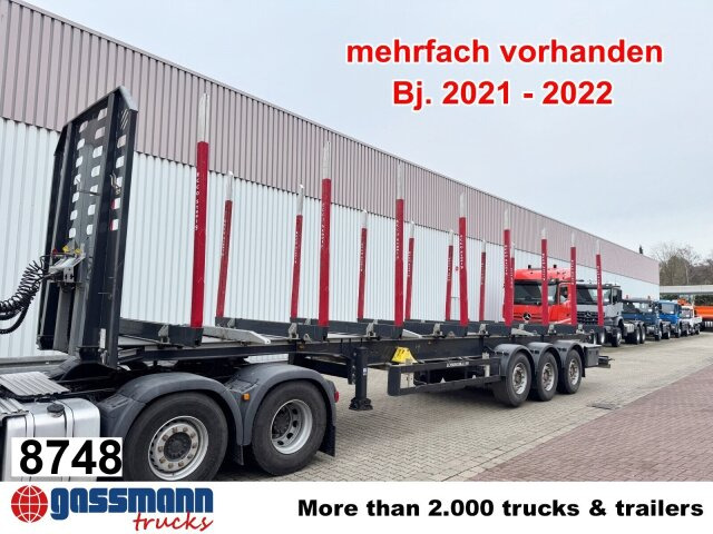 Schwarzmüller 3-Achs Holzauflieger, Liftachse, MEHRFACH - Holzauflieger: das Bild 1 Schwarzmüller 3-Achs Holzauflieger, Liftachse, MEHRFACH - Holzauflieger: das Bild 1