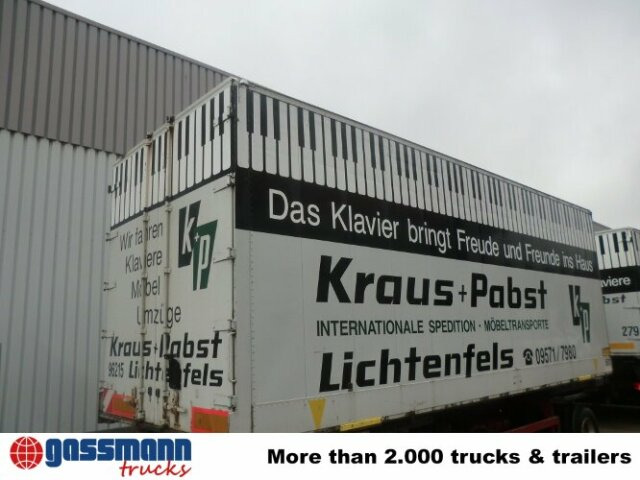 WB Wechselbrücke Koffer, 12x VORHANDEN! - Containerwagen/ Wechselfahrgestell LKW: das Bild 2 WB Wechselbrücke Koffer, 12x VORHANDEN! - Containerwagen/ Wechselfahrgestell LKW: das Bild 2