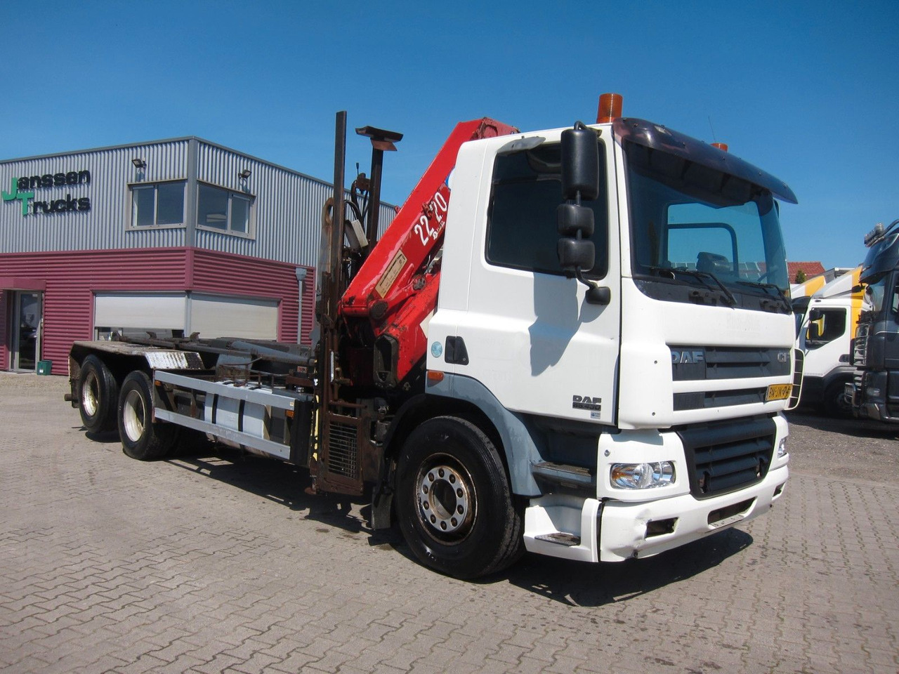 DAF CF 85 480 6x2 HMF 2220 3xhydr Remote Manual E3 - Abrollkipper, Autokran: das Bild 1 DAF CF 85 480 6x2 HMF 2220 3xhydr Remote Manual E3 - Abrollkipper, Autokran: das Bild 1