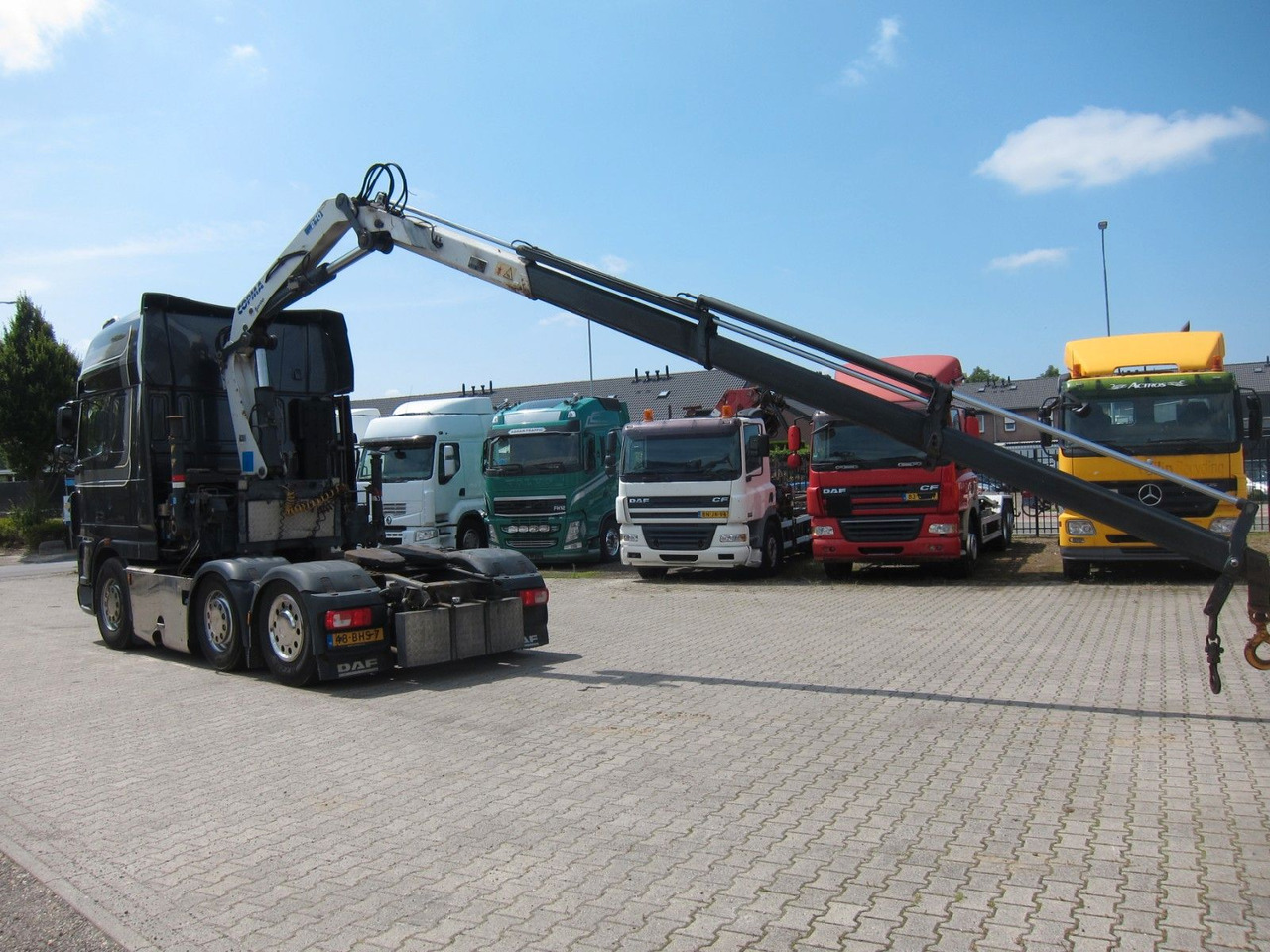 DAF XF 105 510 6X2 Copma 21t/m Kran/Crane/ Grua/Funk - Sattelzugmaschine: das Bild 3 DAF XF 105 510 6X2 Copma 21t/m Kran/Crane/ Grua/Funk - Sattelzugmaschine: das Bild 3