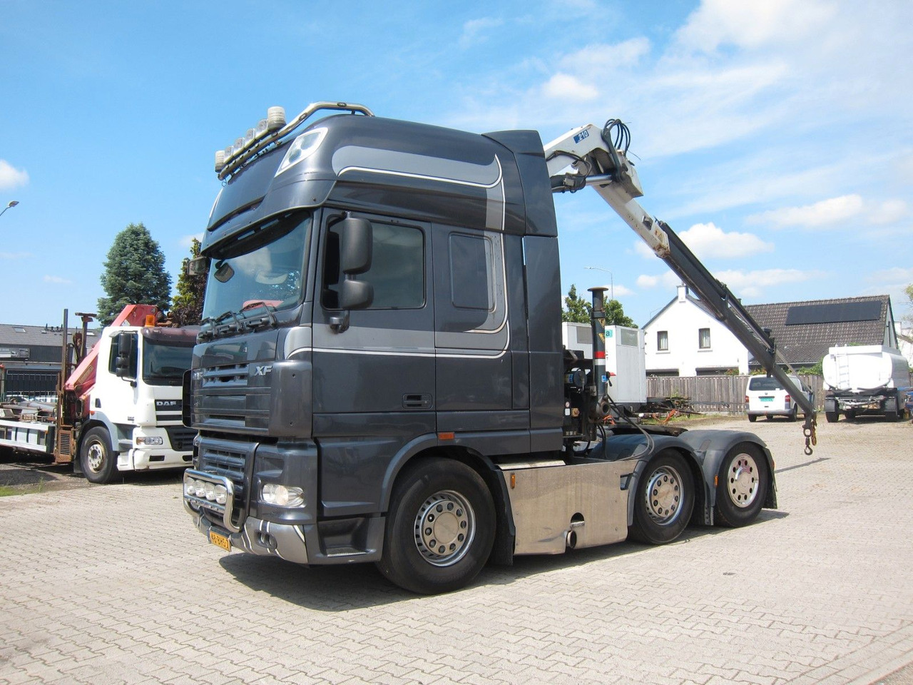 DAF XF 105 510 6X2 Copma 21t/m Kran/Crane/ Grua/Funk - Sattelzugmaschine: das Bild 2 DAF XF 105 510 6X2 Copma 21t/m Kran/Crane/ Grua/Funk - Sattelzugmaschine: das Bild 2