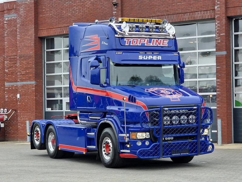 Scania T580 V8 Topline 6x2 - Original Scania Hauber / Torpedo - Manual gearbox - Show truck - Retarder - Sattelzugmaschine: das Bild 1 Scania T580 V8 Topline 6x2 - Original Scania Hauber / Torpedo - Manual gearbox - Show truck - Retarder - Sattelzugmaschine: das Bild 1