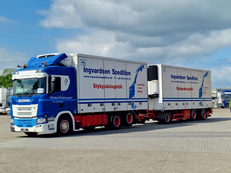 Scania R500 NGS B6X2NB / Trailer-Bygg 12-2004 / Frigobox Sidedoors / Rohrbahen / hooks - Kühlkoffer LKW: das Bild 3 Scania R500 NGS B6X2NB / Trailer-Bygg 12-2004 / Frigobox Sidedoors / Rohrbahen / hooks - Kühlkoffer LKW: das Bild 3