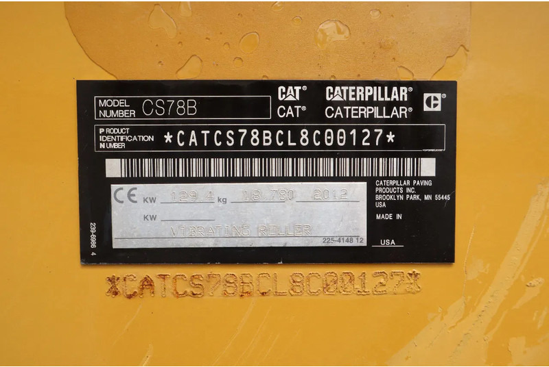 Walzen Caterpillar CS78B | TRIMBLE GPS | GOOD CONDITION: das Bild 20