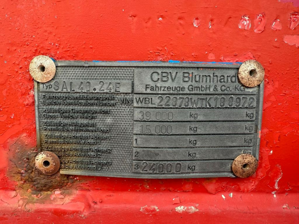 Blumhardt 3 axle 29.000 L ADR Tank trailer Blumhardt 3 axle 29.000 L ADR Tanktrailer - Tankauflieger: das Bild 5 Blumhardt 3 axle 29.000 L ADR Tank trailer Blumhardt 3 axle 29.000 L ADR Tanktrailer - Tankauflieger: das Bild 5