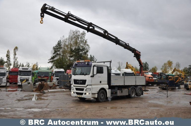 MAN TGX Palfinger 18002 6x2 - Pritsche LKW: das Bild 1 MAN TGX Palfinger 18002 6x2 - Pritsche LKW: das Bild 1