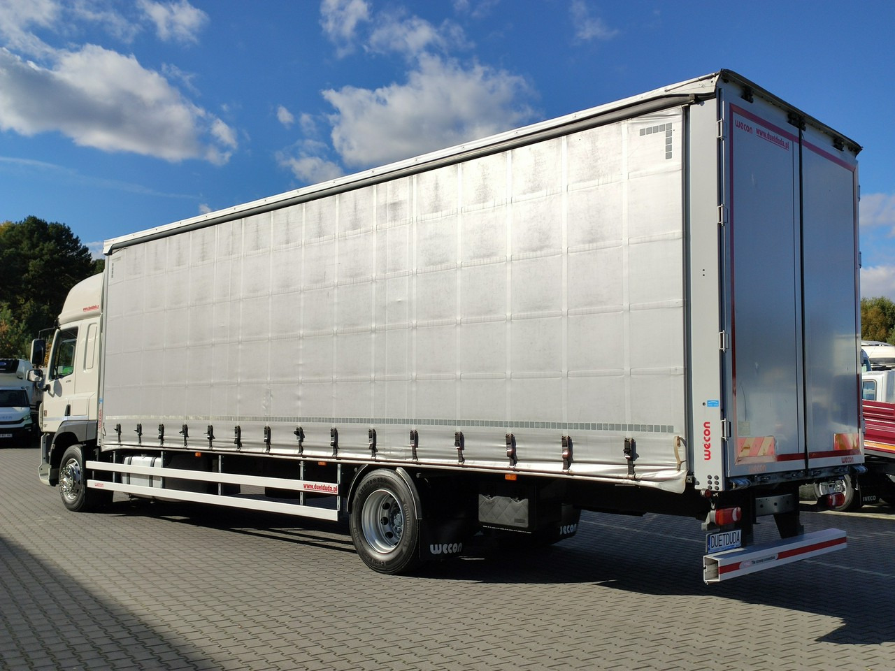 Plane LKW DAF CF 290 E6 Firana Tył Drzwi Dach Podnoszony / Zsuwany Długi 9.30m: das Bild 17