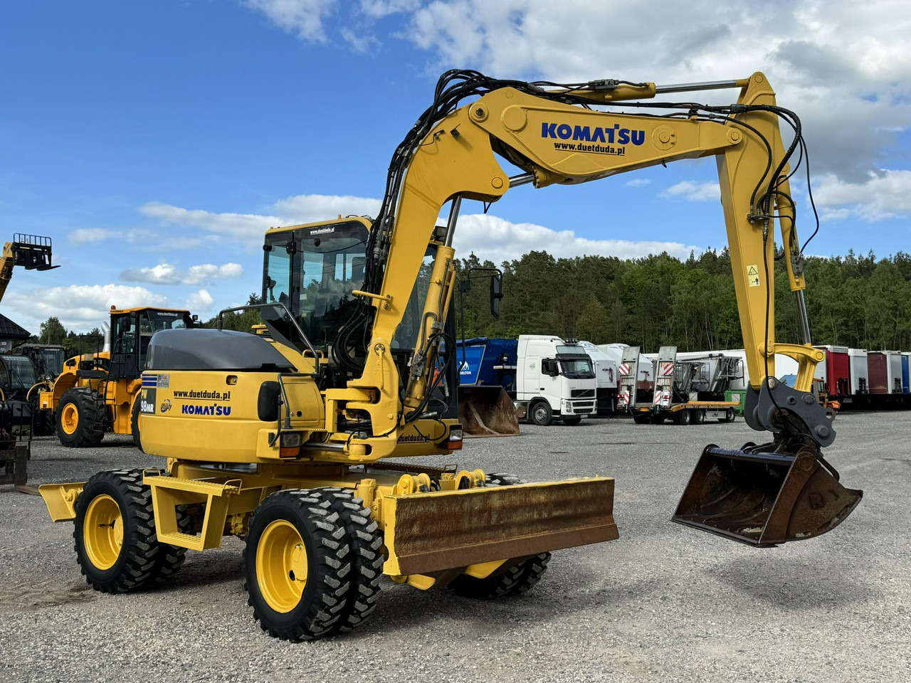 Komatsu PW 98 MR 8 Pług + Podpory 10ton Szybkozłącze - Mobilbagger: das Bild 2 Komatsu PW 98 MR 8 Pług + Podpory 10ton Szybkozłącze - Mobilbagger: das Bild 2