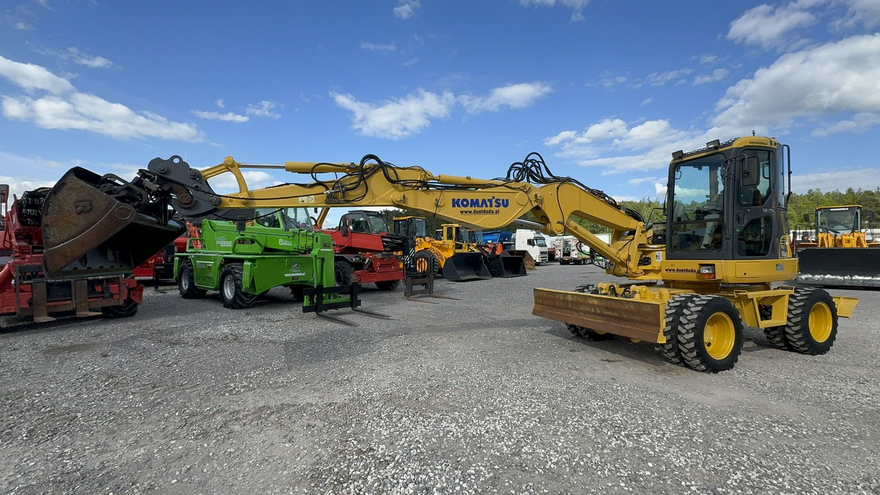 Komatsu PW 98 MR 8 Pług + Podpory 10ton Szybkozłącze - Mobilbagger: das Bild 3 Komatsu PW 98 MR 8 Pług + Podpory 10ton Szybkozłącze - Mobilbagger: das Bild 3