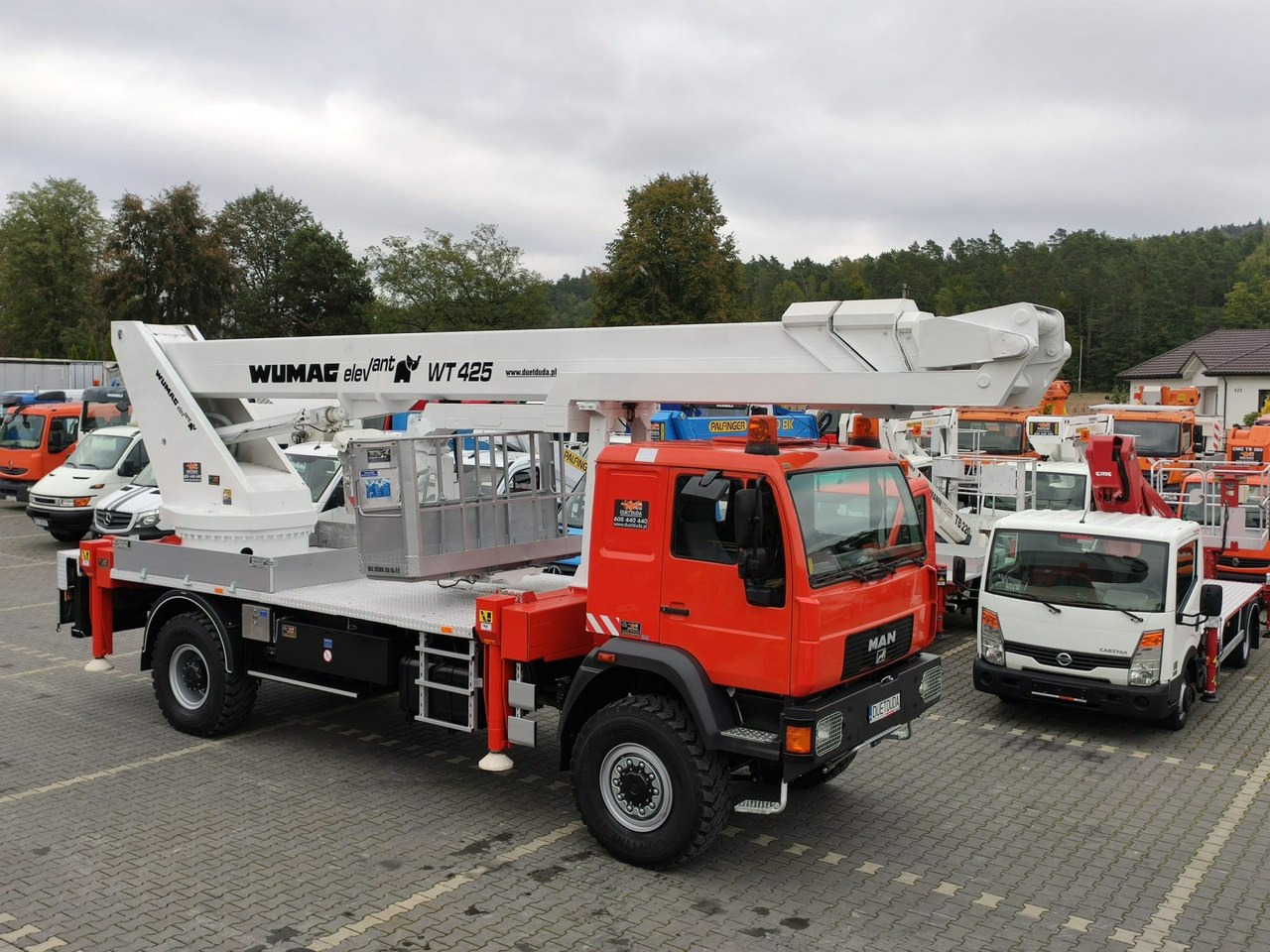 MAN 18.284 4x4 Zwyżka WUMAG WT 425 Podnośnik Koszowy - LKW mit Arbeitsbühne: das Bild 1 MAN 18.284 4x4 Zwyżka WUMAG WT 425 Podnośnik Koszowy - LKW mit Arbeitsbühne: das Bild 1