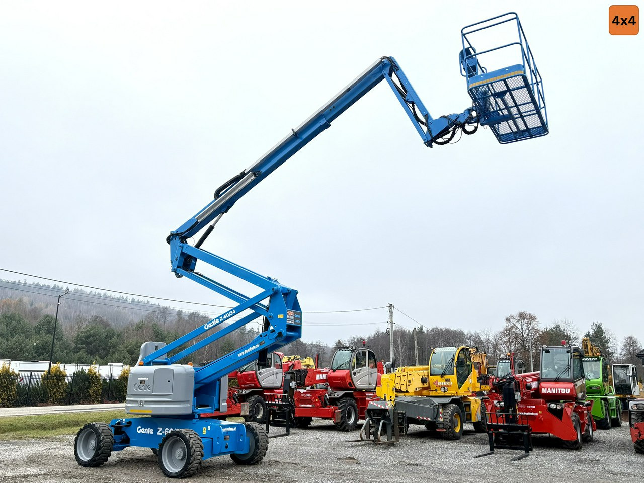 Manitou 200 ATJ Genie Z60/34 PODNOŚNIK PRZEGUBOWY TELEKOPOWY JGL 4x4 4WD - Gelenkarmbühne: das Bild 1 Manitou 200 ATJ Genie Z60/34 PODNOŚNIK PRZEGUBOWY TELEKOPOWY JGL 4x4 4WD - Gelenkarmbühne: das Bild 1