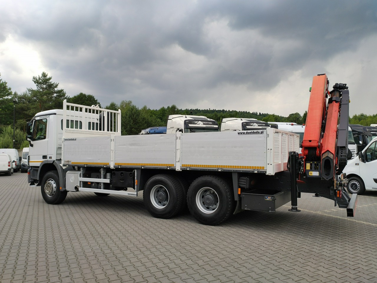 Mercedes Actros 2636 6x4 HDS Palfinger PK 18002-EH Rotato - Pritsche LKW, Autokran: das Bild 4 Mercedes Actros 2636 6x4 HDS Palfinger PK 18002-EH Rotato - Pritsche LKW, Autokran: das Bild 4