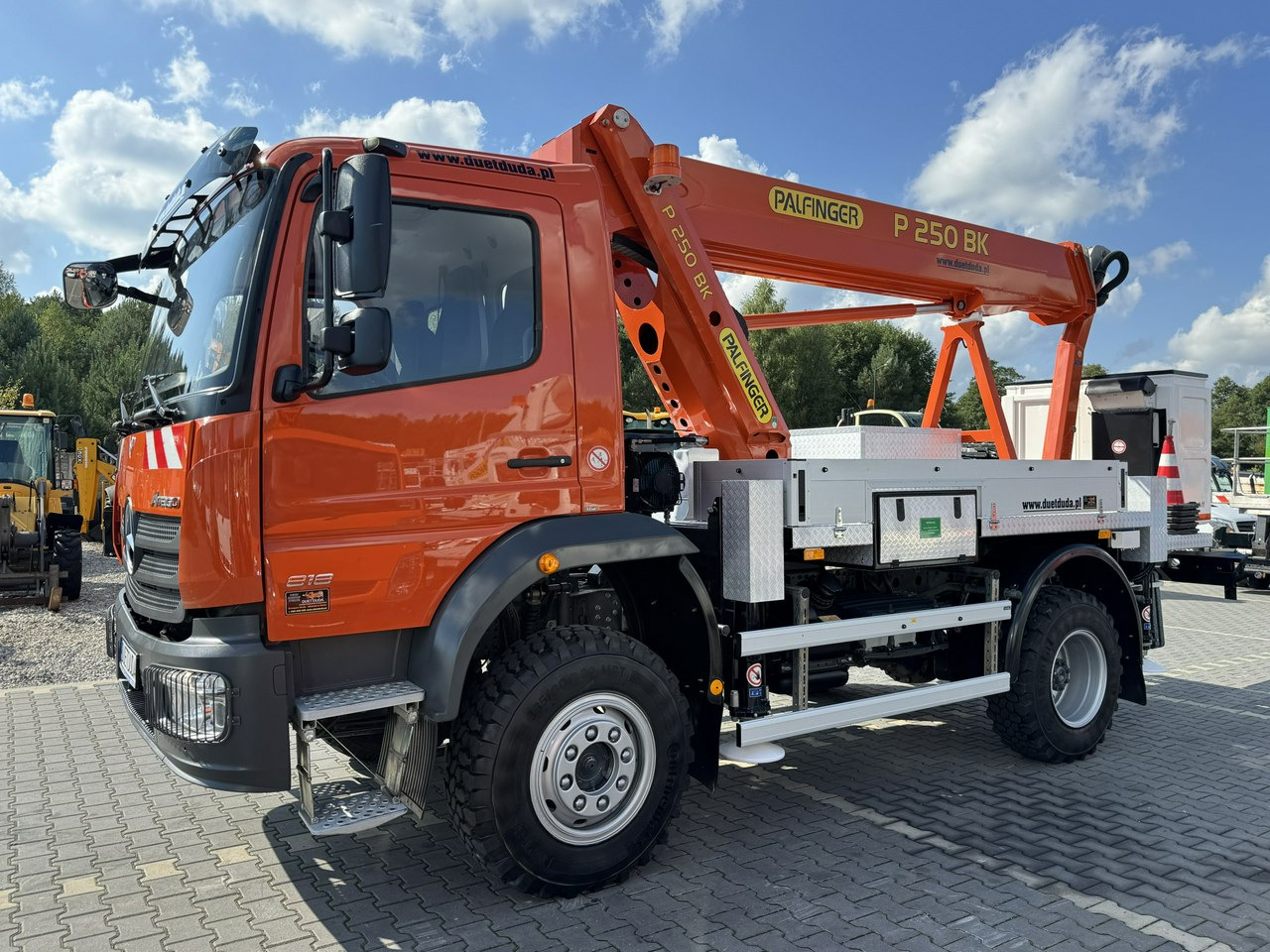 LKW mit Arbeitsbühne Mercedes Atego 818 E6 4x4 Zwyżka PALFINGER P250 BK Podnośnik Koszowy: das Bild 10