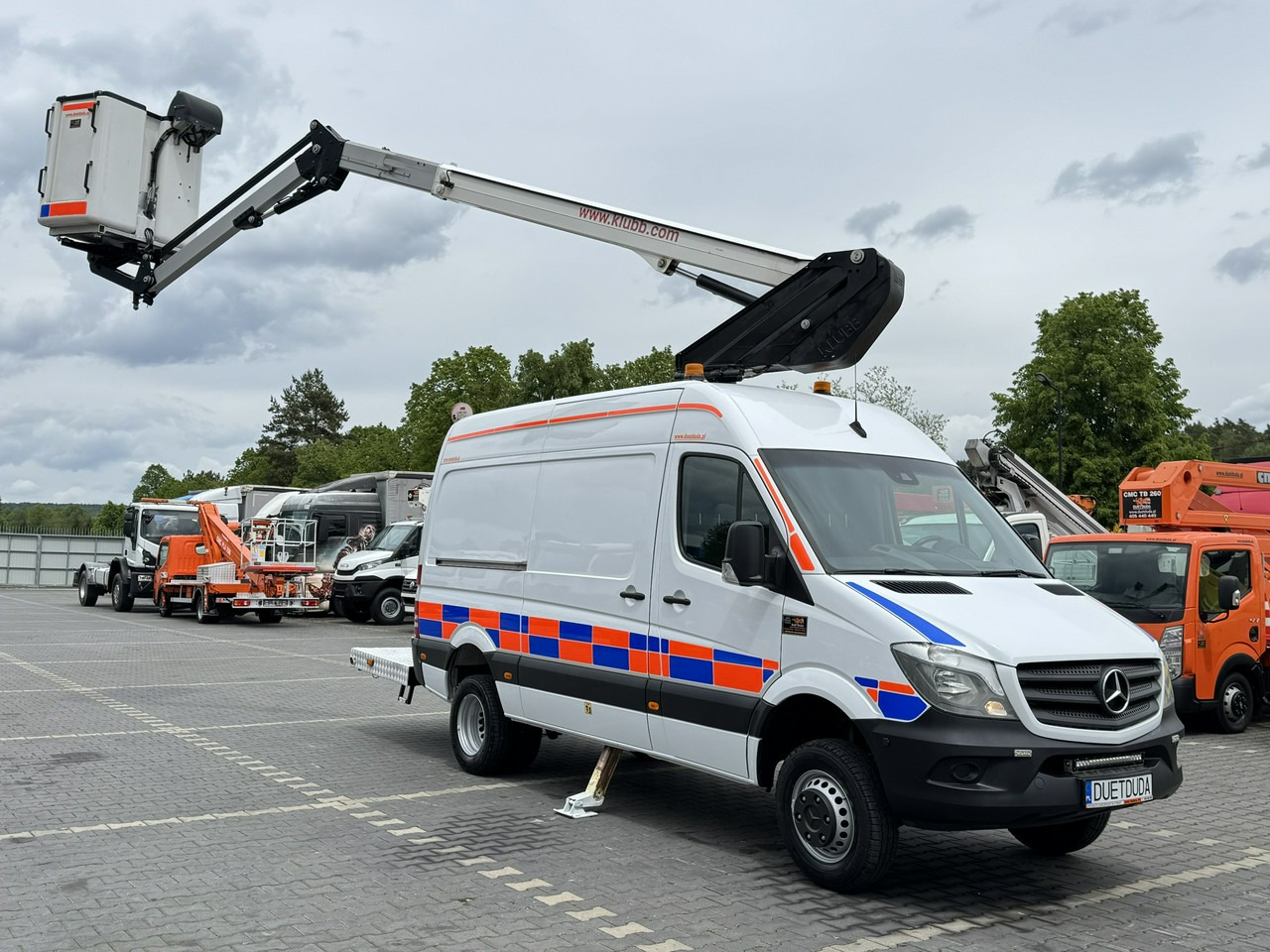 Mercedes Sprinter Zwyżka Podnośnik Koszowy KLUBB K42P UDT WUMAG GSR - LKW mit Arbeitsbühne: das Bild 3 Mercedes Sprinter Zwyżka Podnośnik Koszowy KLUBB K42P UDT WUMAG GSR - LKW mit Arbeitsbühne: das Bild 3