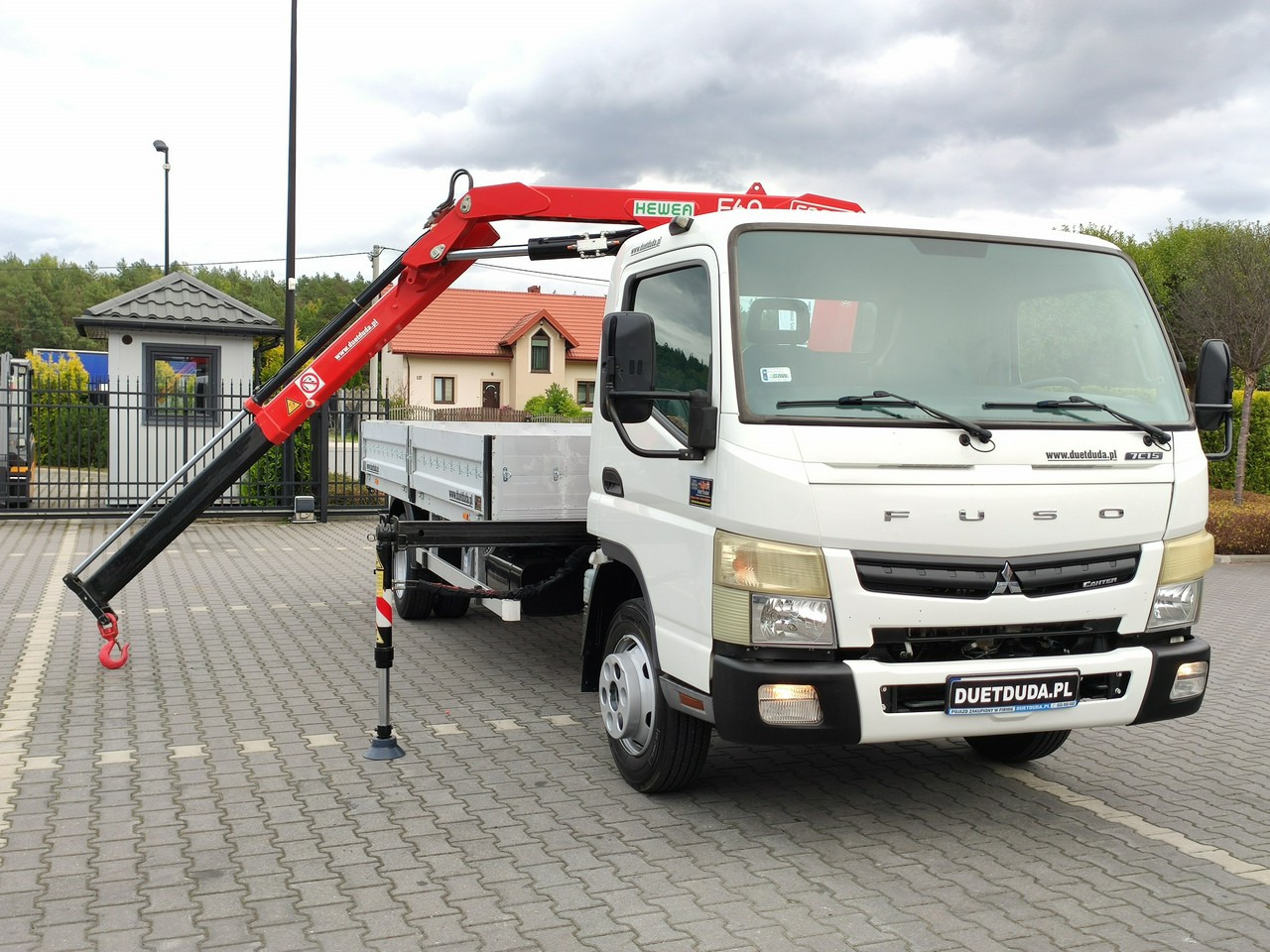 Mitsubishi Canter Fuso 7C15 3.0/150KM HDS FASSI F40 UNIKAT Super Stan !!! - Pritsche LKW, Autokran: das Bild 3 Mitsubishi Canter Fuso 7C15 3.0/150KM HDS FASSI F40 UNIKAT Super Stan !!! - Pritsche LKW, Autokran: das Bild 3