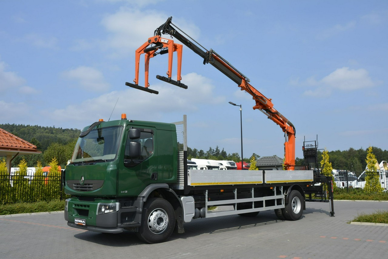 Renault Premium 180.240DXI długość Skrzyni-6.820cm + HDS TEREX TLC 92.2 - Pritsche LKW, Autokran: das Bild 1 Renault Premium 180.240DXI długość Skrzyni-6.820cm + HDS TEREX TLC 92.2 - Pritsche LKW, Autokran: das Bild 1