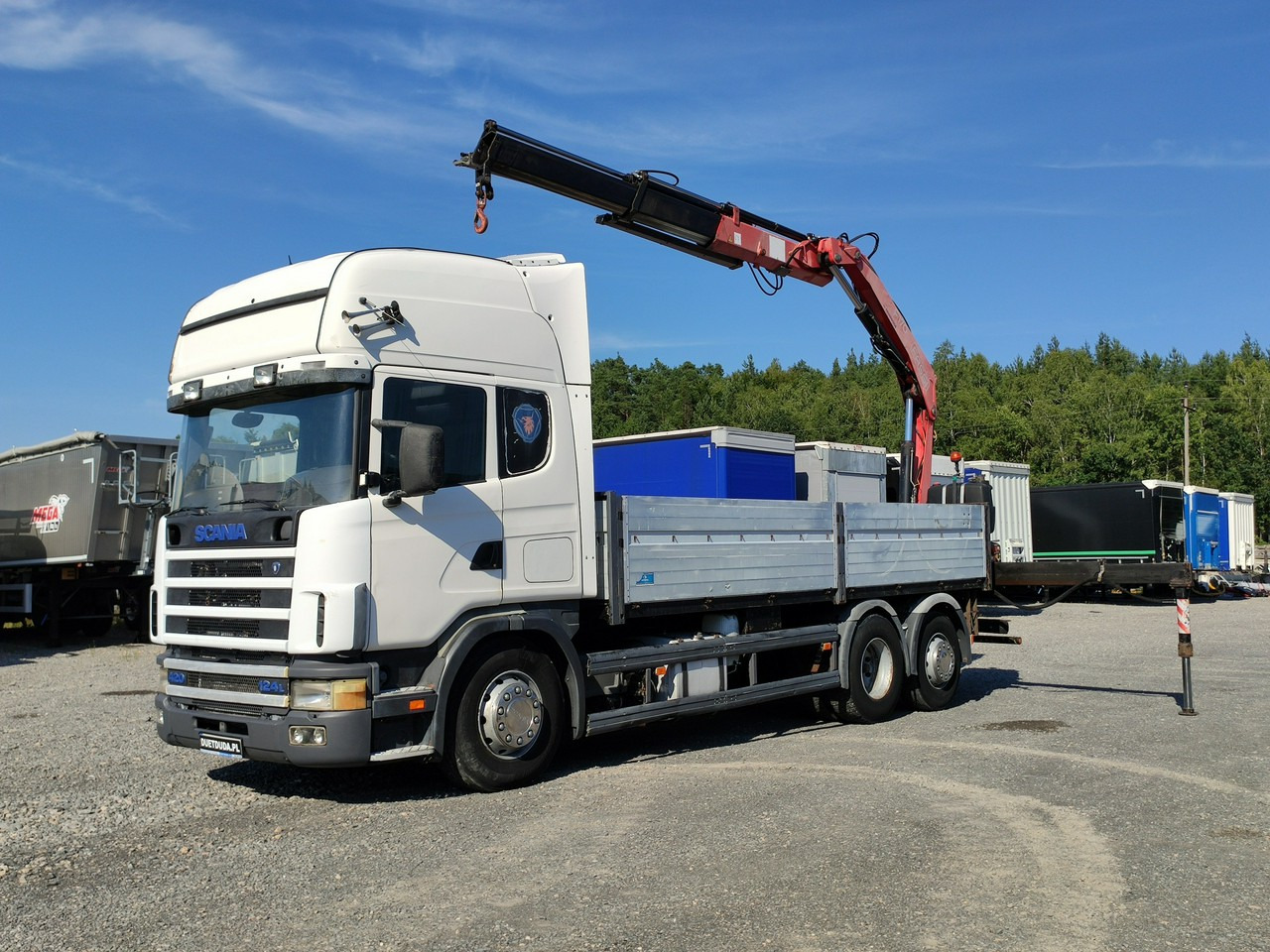 Scania 124L 420 6x2 Retarder HDS FASSI F170 Budowlanka - Pritsche LKW, Autokran: das Bild 1 Scania 124L 420 6x2 Retarder HDS FASSI F170 Budowlanka - Pritsche LKW, Autokran: das Bild 1