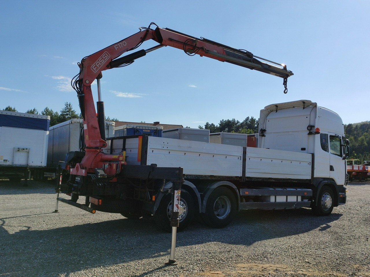 Scania 124L 420 6x2 Retarder HDS FASSI F170 Budowlanka - Pritsche LKW, Autokran: das Bild 2 Scania 124L 420 6x2 Retarder HDS FASSI F170 Budowlanka - Pritsche LKW, Autokran: das Bild 2