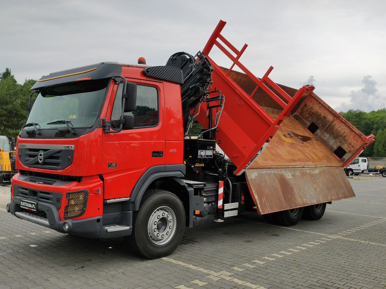 Volvo FMX 410 6x4 13L HDS Radiowy Hydroburta - Kipper, Autokran: das Bild 5 Volvo FMX 410 6x4 13L HDS Radiowy Hydroburta - Kipper, Autokran: das Bild 5
