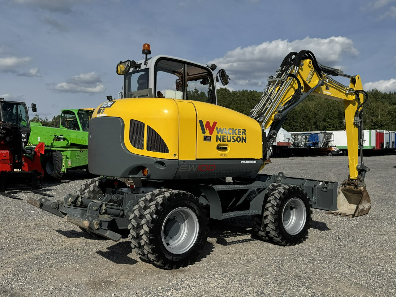 Wacker Neuson EW100 Pług + Podpory 10 ton Szybkozłącze Klimatyzacja - Mobilbagger: das Bild 2 Wacker Neuson EW100 Pług + Podpory 10 ton Szybkozłącze Klimatyzacja - Mobilbagger: das Bild 2
