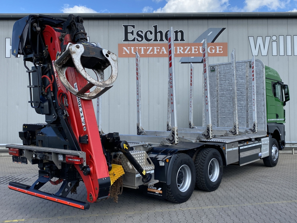 MAN TGX 33.580 6x4 BB Kurzholzaufbau / Kran - Holztransporter, Autokran: das Bild 5 MAN TGX 33.580 6x4 BB Kurzholzaufbau / Kran - Holztransporter, Autokran: das Bild 5