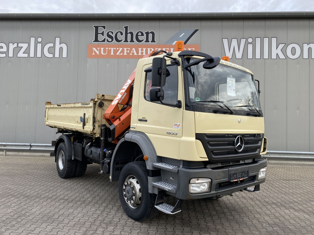 Kipper Mercedes-Benz 1833 4x4 AK / Atlas 105.2-AS Kran: das Bild 8