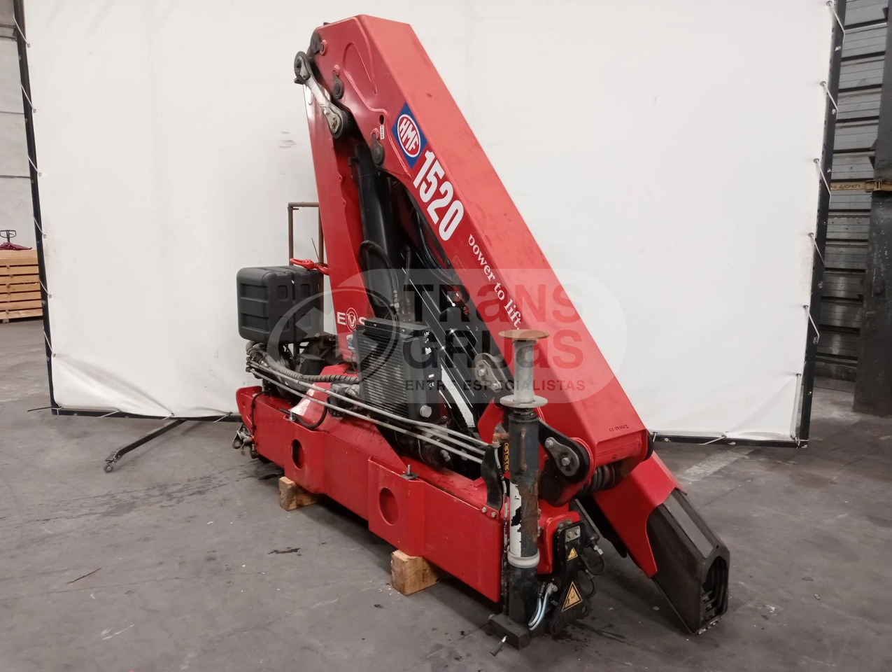 Grúa hidráulica HMF 1520 K4 - Ladekran: das Bild 1 Grúa hidráulica HMF 1520 K4 - Ladekran: das Bild 1