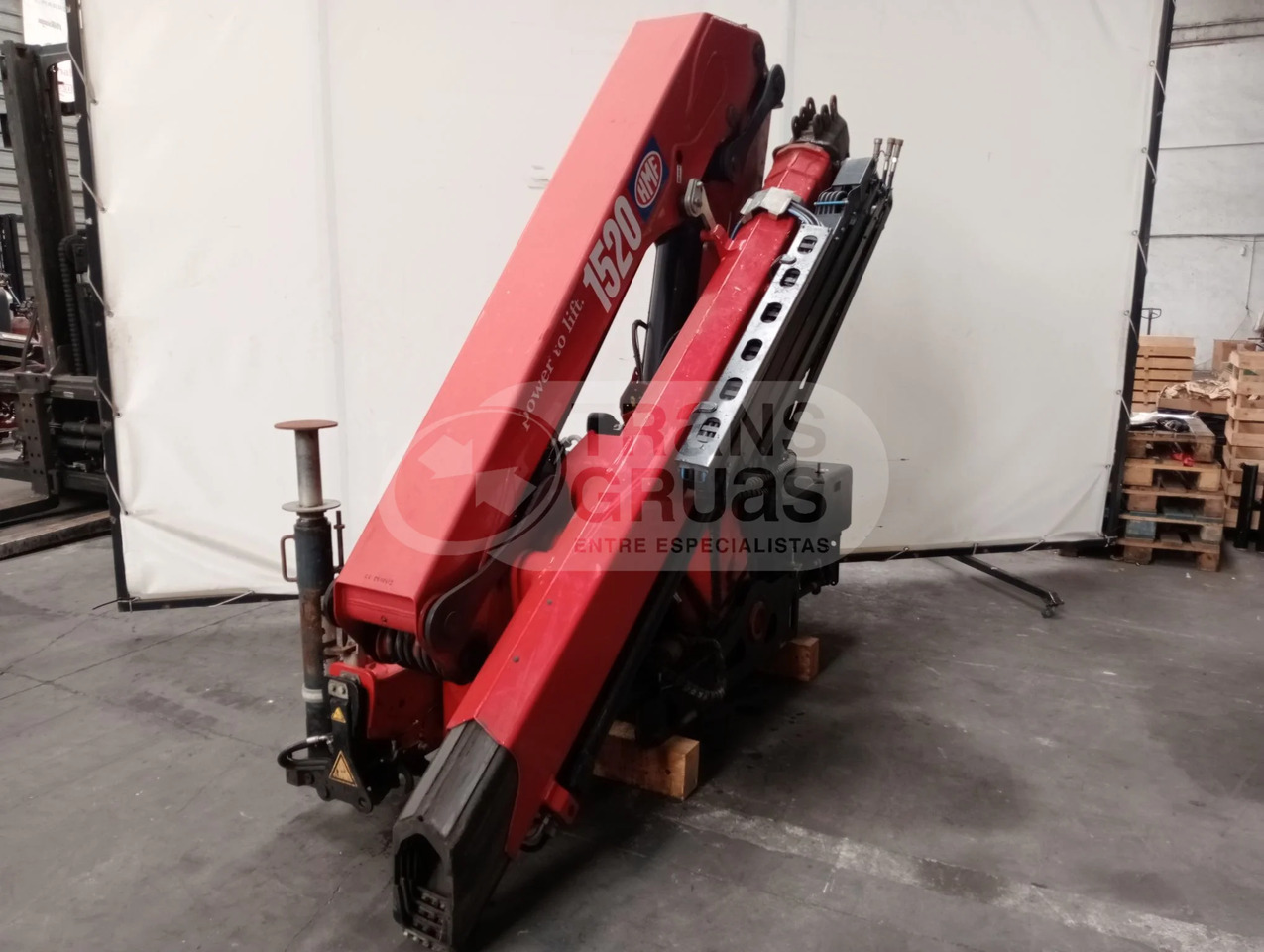 Grúa hidráulica HMF 1520 K4 - Ladekran: das Bild 3 Grúa hidráulica HMF 1520 K4 - Ladekran: das Bild 3