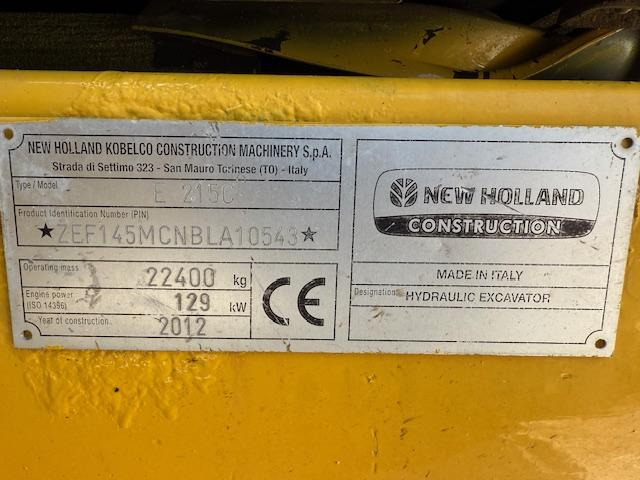 New Holland Kobelco E 215 C - Kettenbagger: das Bild 5 New Holland Kobelco E 215 C - Kettenbagger: das Bild 5
