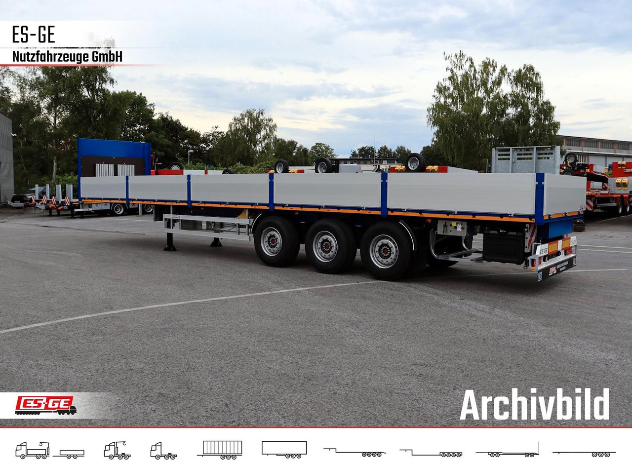ES-GE 3-Achs Sattelanhänger - Bordwände + CV - Pritschenauflieger/ Plattformauflieger: das Bild 1 ES-GE 3-Achs Sattelanhänger - Bordwände + CV - Pritschenauflieger/ Plattformauflieger: das Bild 1