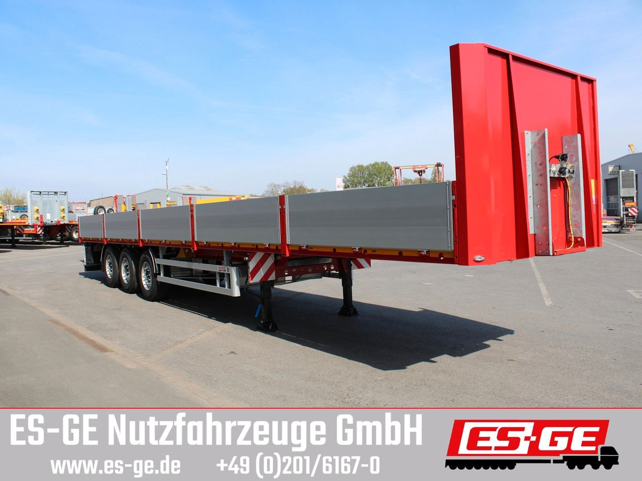 ES-GE 3-Achs Sattelanhänger -Bordwände - Pritschenauflieger/ Plattformauflieger: das Bild 1 ES-GE 3-Achs Sattelanhänger -Bordwände - Pritschenauflieger/ Plattformauflieger: das Bild 1