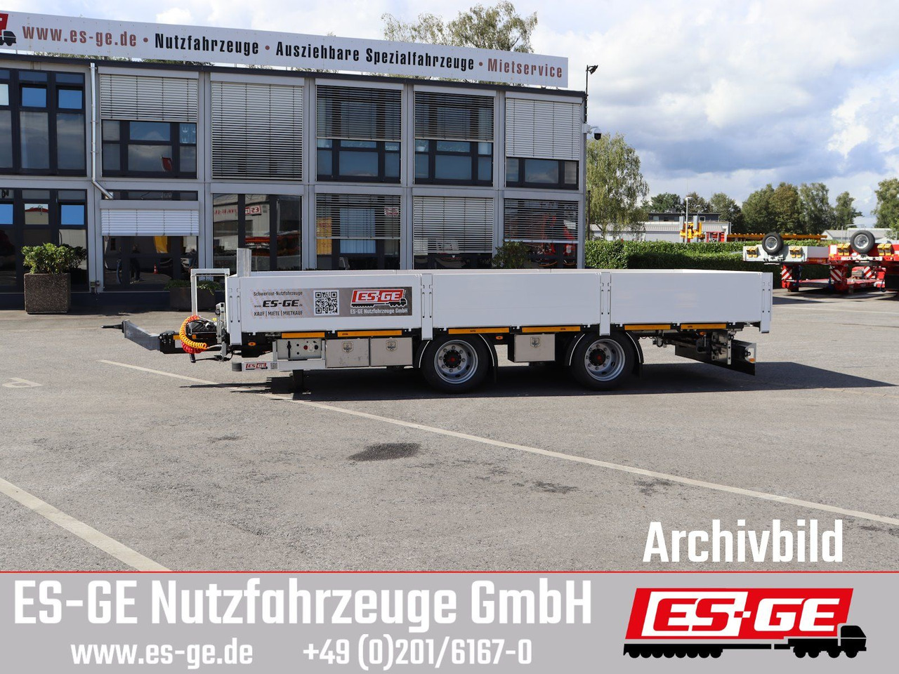 ES-GE Tandemanhänger - CV - Pritschenanhänger/ Plattformanhänger: das Bild 3 ES-GE Tandemanhänger - CV - Pritschenanhänger/ Plattformanhänger: das Bild 3
