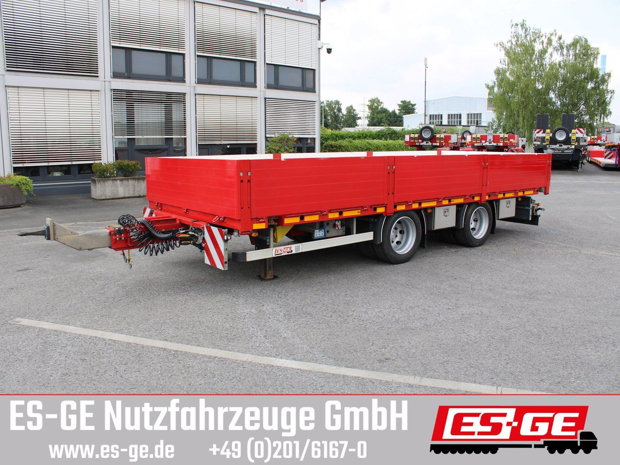 ES-GE Tandemanhänger - Containerverr. - Pritschenanhänger/ Plattformanhänger: das Bild 2 ES-GE Tandemanhänger - Containerverr. - Pritschenanhänger/ Plattformanhänger: das Bild 2
