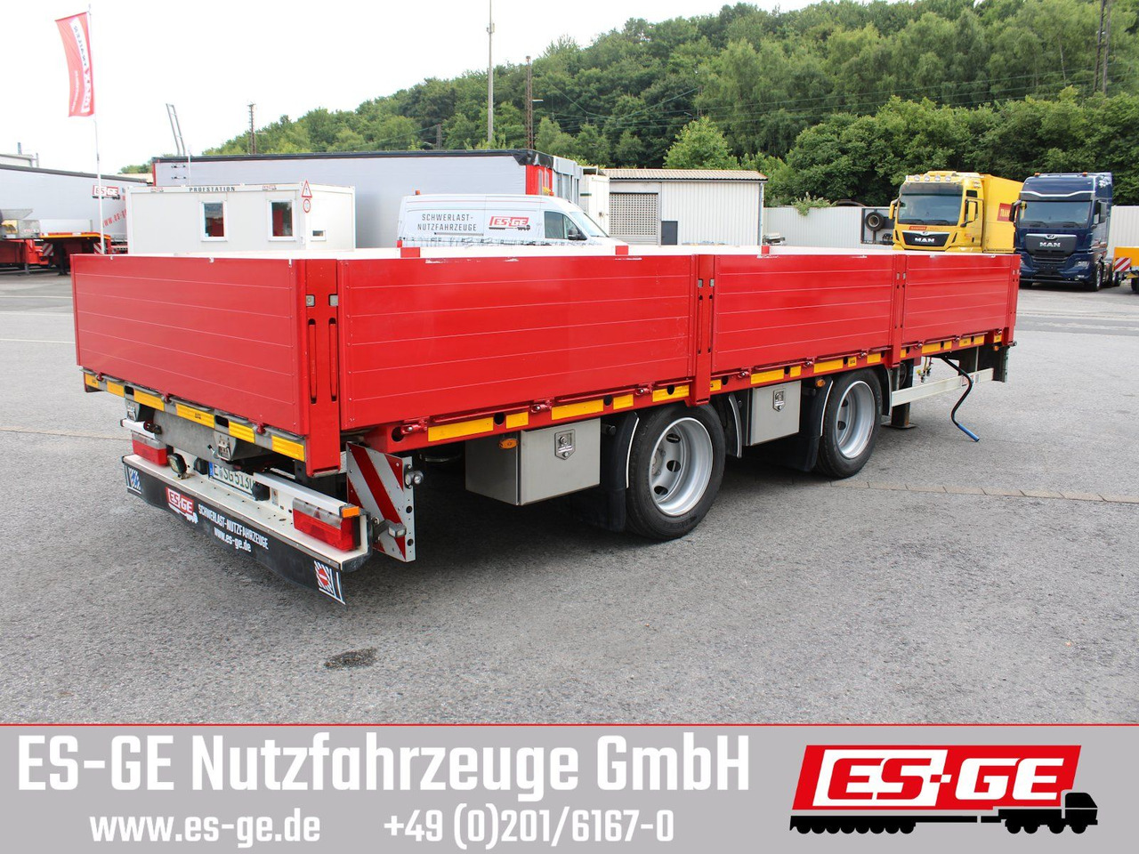 ES-GE Tandemanhänger - Containerverr. - Pritschenanhänger/ Plattformanhänger: das Bild 4 ES-GE Tandemanhänger - Containerverr. - Pritschenanhänger/ Plattformanhänger: das Bild 4