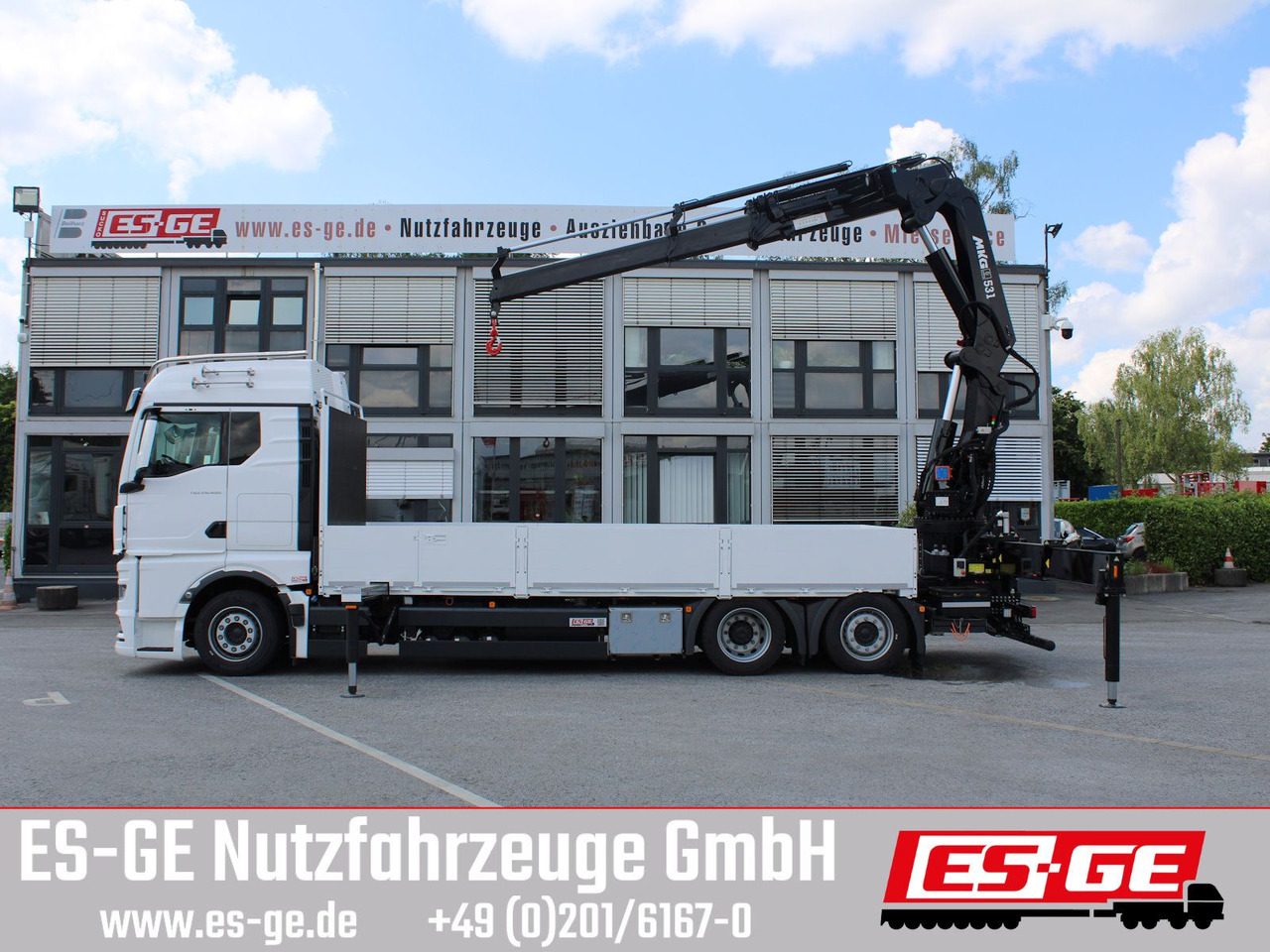 MAN TGX 26.480 6x2-4 LL CH mit MKG HLK531 a5 - Pritsche LKW, Autokran: das Bild 5 MAN TGX 26.480 6x2-4 LL CH mit MKG HLK531 a5 - Pritsche LKW, Autokran: das Bild 5