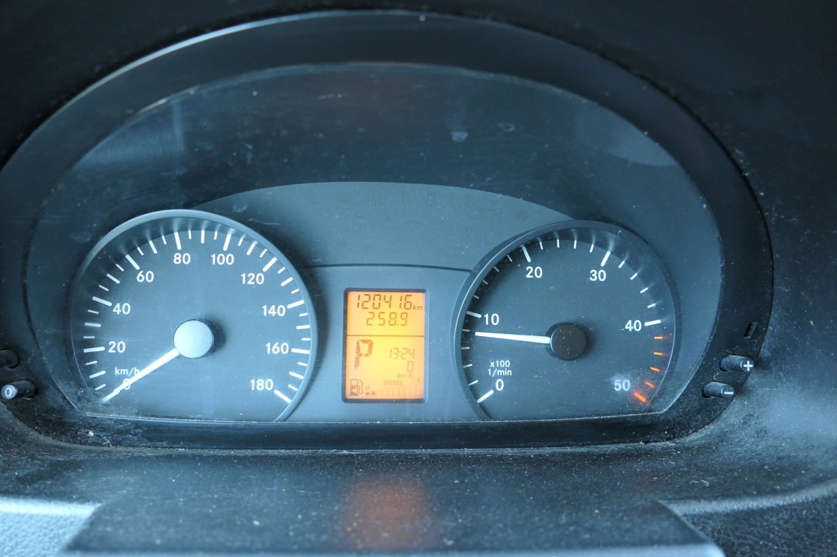Koffer Transporter MERCEDES-BENZ SPRINTER 310 CDI MAXI EURO-5 KOFFER REGALE KAMER: das Bild 12