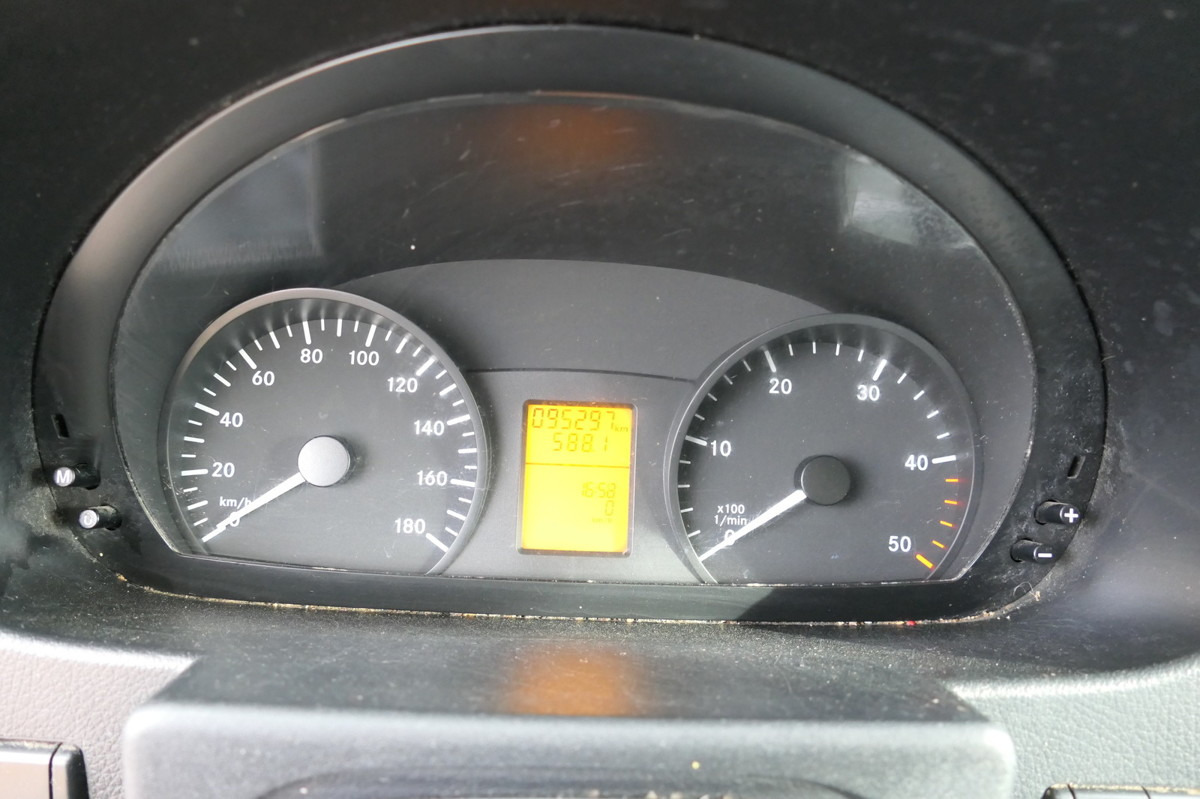 Koffer Transporter MERCEDES-BENZ SPRINTER 310 CDI MAXI EURO-5 KOFFER REGALE KAMER: das Bild 15