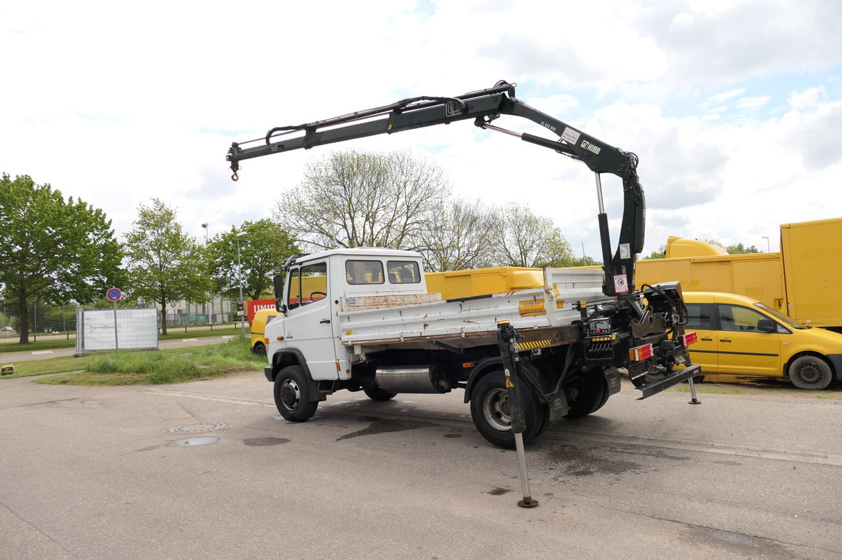 MERCEDES-BENZ Vario 816D mit Ladekran 3 Sitzer Standheizung HI - Kipper Transporter: das Bild 1 MERCEDES-BENZ Vario 816D mit Ladekran 3 Sitzer Standheizung HI - Kipper Transporter: das Bild 1