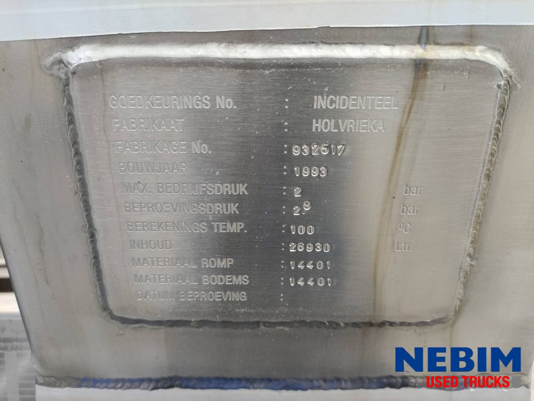 Burg Bpdo 12-27 Z - 26930Ltr - Tankauflieger: das Bild 3 Burg Bpdo 12-27 Z - 26930Ltr - Tankauflieger: das Bild 3