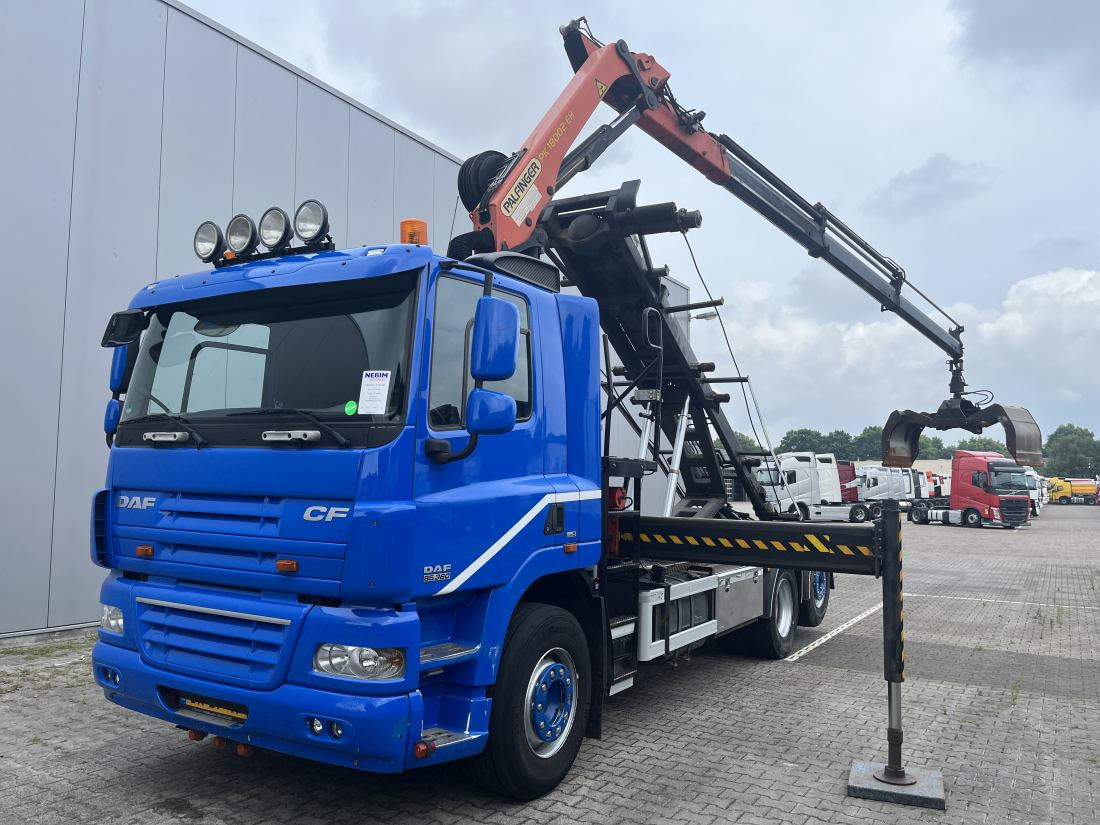 DAF CF 85.360 6x2 NCH cable system - Palfinger PK 18002 - Containerwagen/ Wechselfahrgestell LKW, Autokran: das Bild 1 DAF CF 85.360 6x2 NCH cable system - Palfinger PK 18002 - Containerwagen/ Wechselfahrgestell LKW, Autokran: das Bild 1