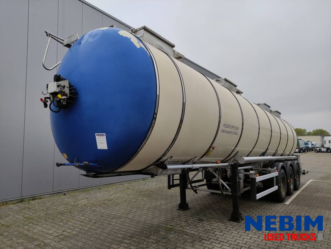 Feldbinder TSA 33.3-3 Unibloc pump electr - 3 comp. 8.000 / 2 2.500 / 3.000 Ltr. - Tankauflieger: das Bild 1 Feldbinder TSA 33.3-3 Unibloc pump electr - 3 comp. 8.000 / 2 2.500 / 3.000 Ltr. - Tankauflieger: das Bild 1