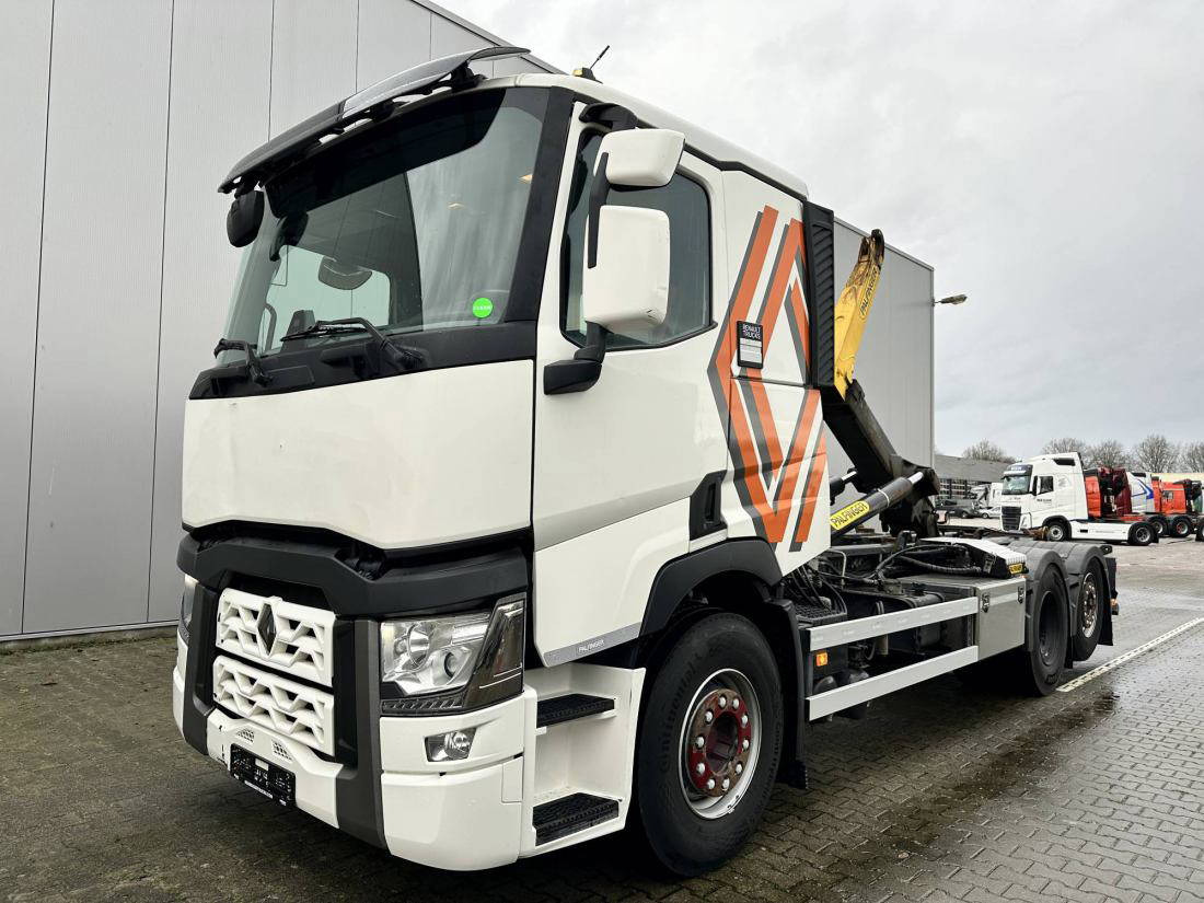 Renault T460 6x2 - 20ton Palfinger hooklift - Containerwagen/ Wechselfahrgestell LKW: das Bild 1 Renault T460 6x2 - 20ton Palfinger hooklift - Containerwagen/ Wechselfahrgestell LKW: das Bild 1